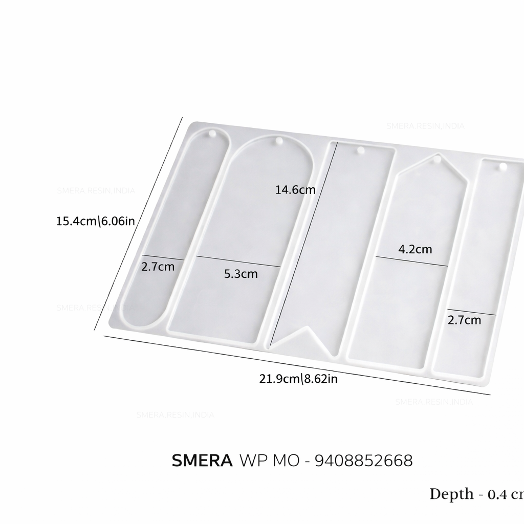 5 in 1 Book Mark Mold