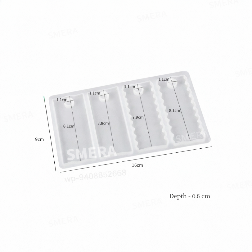 Classic Rectangle Name Keychain Tag Mold