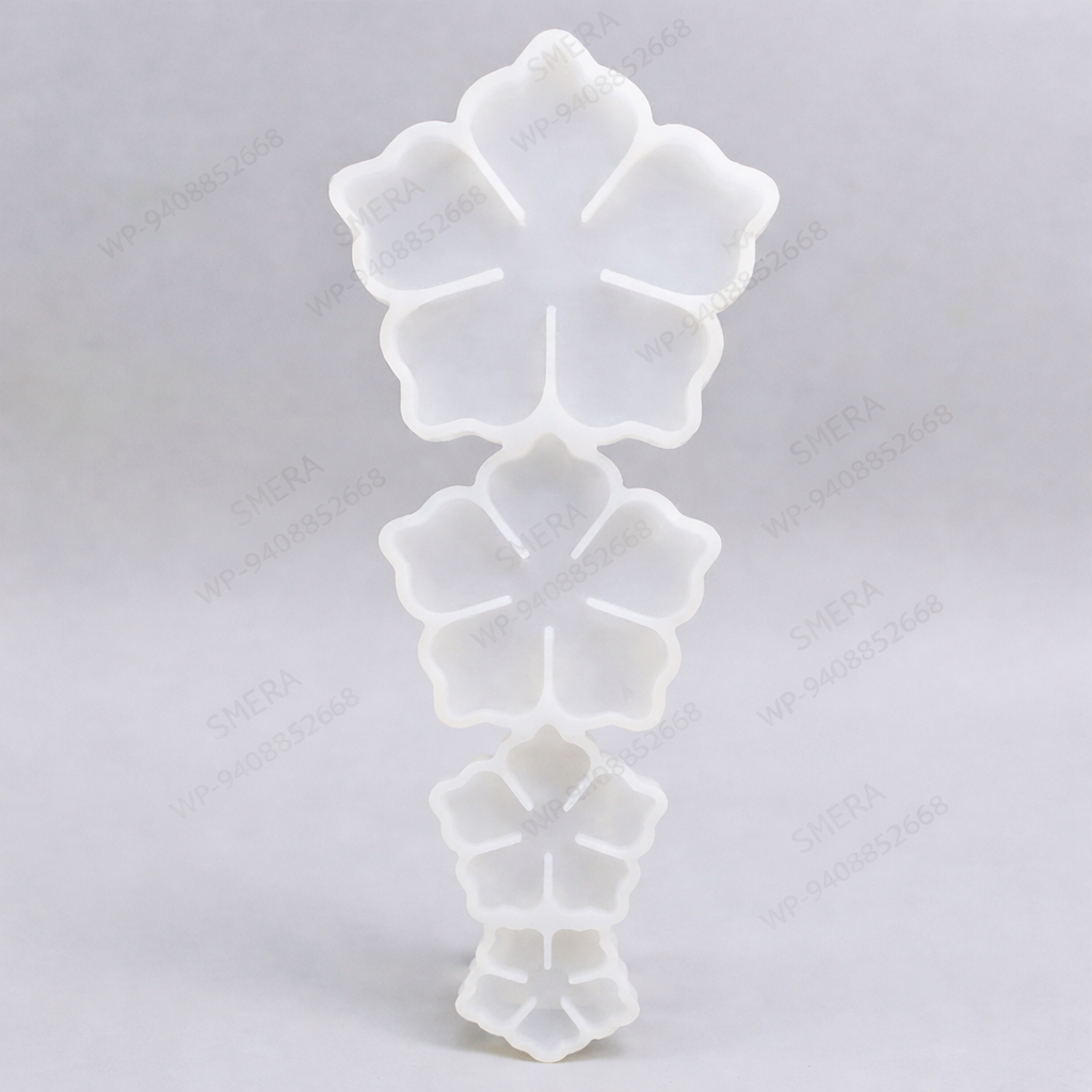 4 In 1 3D 5 Kali Flower Mould