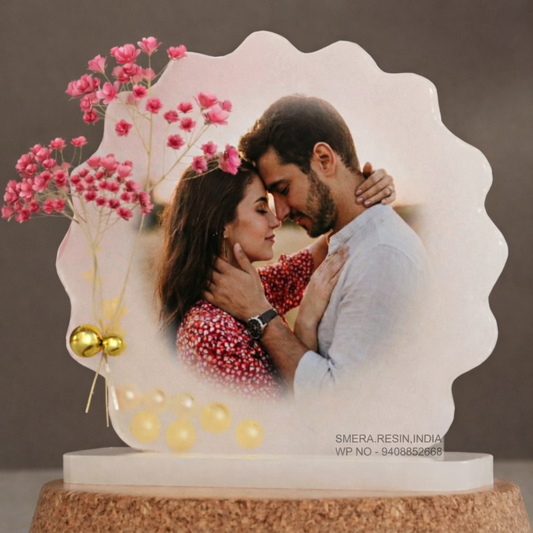 6 In 1 Agate Round Photoframe & Car Dash Mould